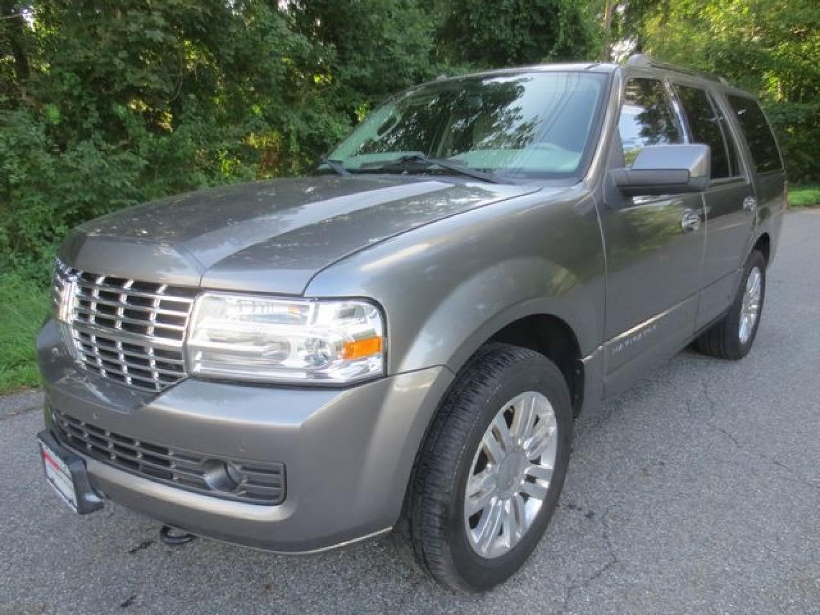 2012 Gray /Tan Lincoln Navigator 4WD (5LMJJ2J54CE) with an 5.4L V8 SOHC 24V engine, 6-Speed Automatic transmission, located at 270 US Route 6, Mahopac, NY, 10541, (845) 621-0895, 41.349022, -73.755280 - Photo #0